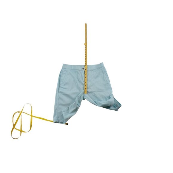 Zenergy by Chicos Aqua Blue Bermuda Shorts size 0/S/4 #217 - Picture 3 of 8
